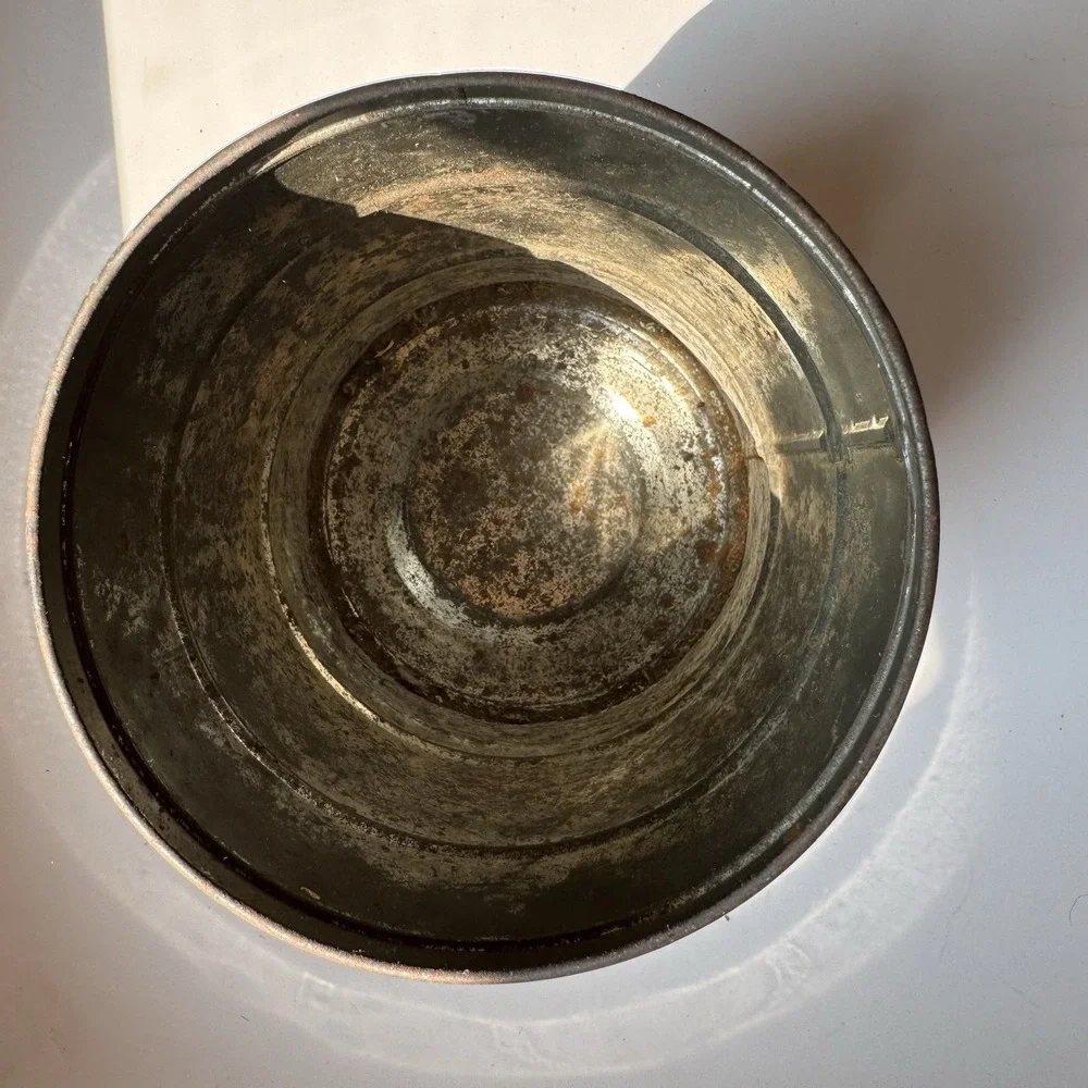 VTG 50s 60s Kroger Coffee Tin Can 2 Pound Metal Regular Grind Prop Advertising